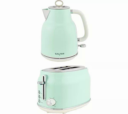 Salter retro green - salter, kettle