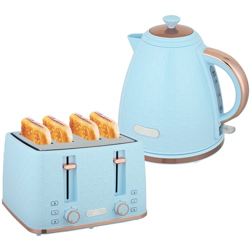 Homcom toaster and - kettle, set
