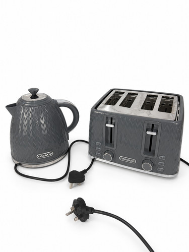 Daewoo argyle grey kettle - daewoo, 4