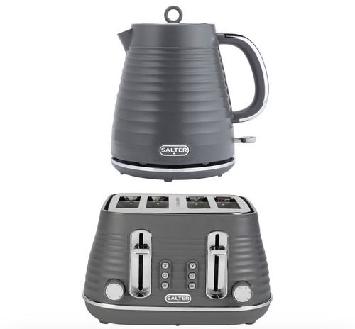 Salter grey ripple kettle - salter,