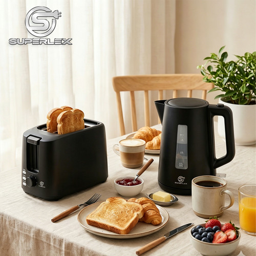 Superlex kettle toaster set - toaster,
