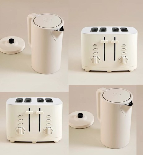 Cream matt slice toaster - cream, 4-slice