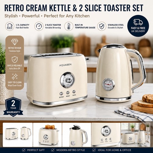 Retro style kettle and - ,