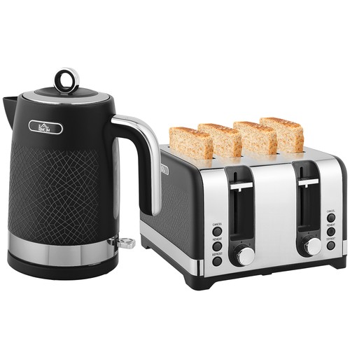 Homcom kettle and toaster set - homcom,