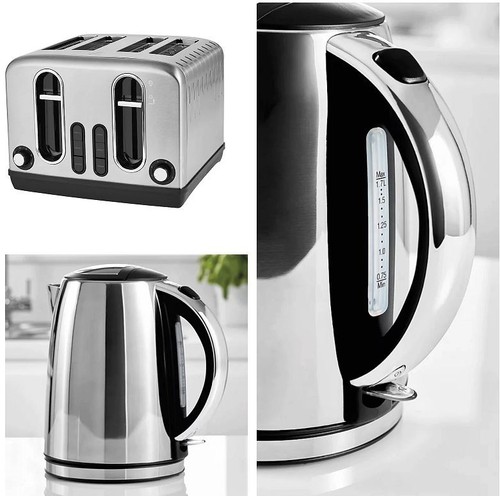 Slice toaster stainless - 4-slice, &